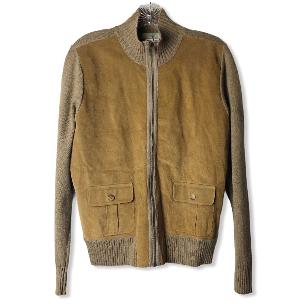 The Territory Ahead Zip-Up Suede Sweater Jacket